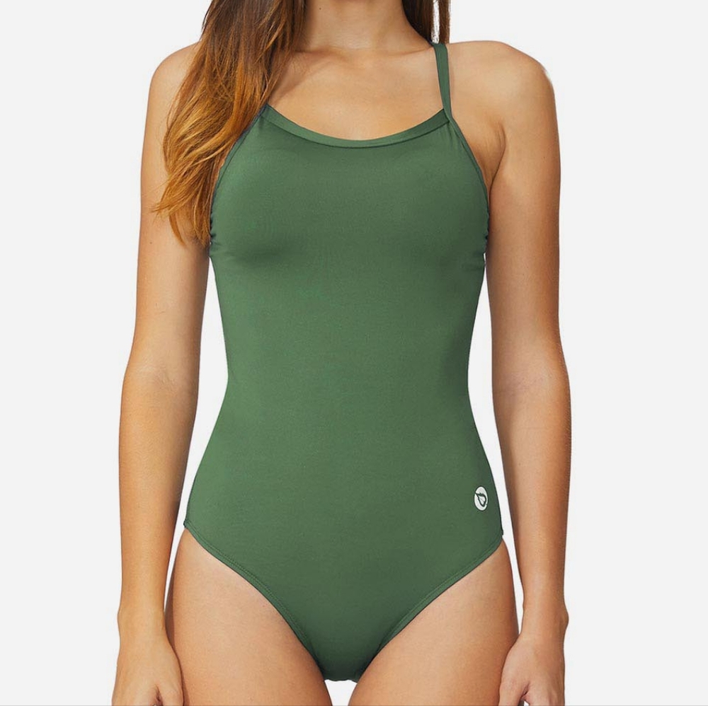BALEAF Open Back One Piece Swimsuit